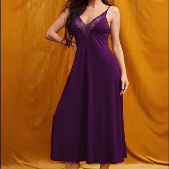 chinese dress ladies Camille Silk Lace Slip Nightgown